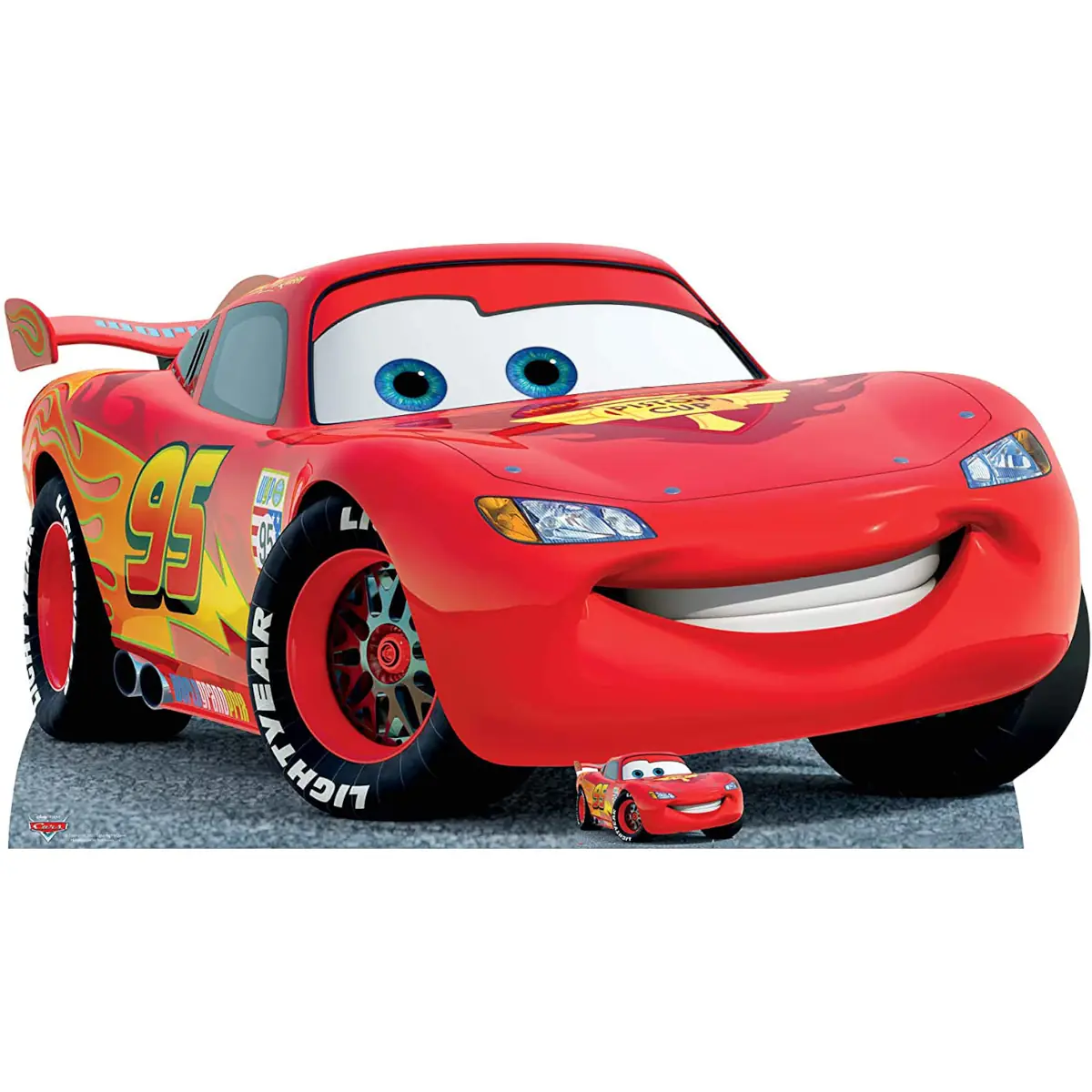 Lightning McQueen (Disney Pixar: Cars) Official Large + Mini