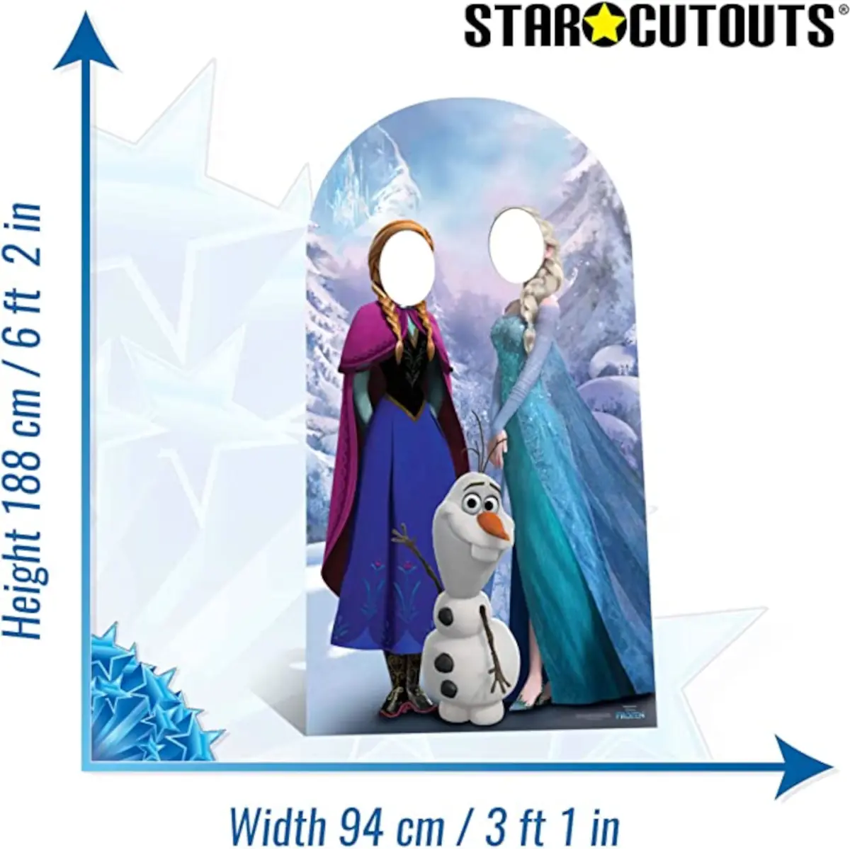 Anna and Elsa from Frozen Disney Cardboard Cutout / Standee