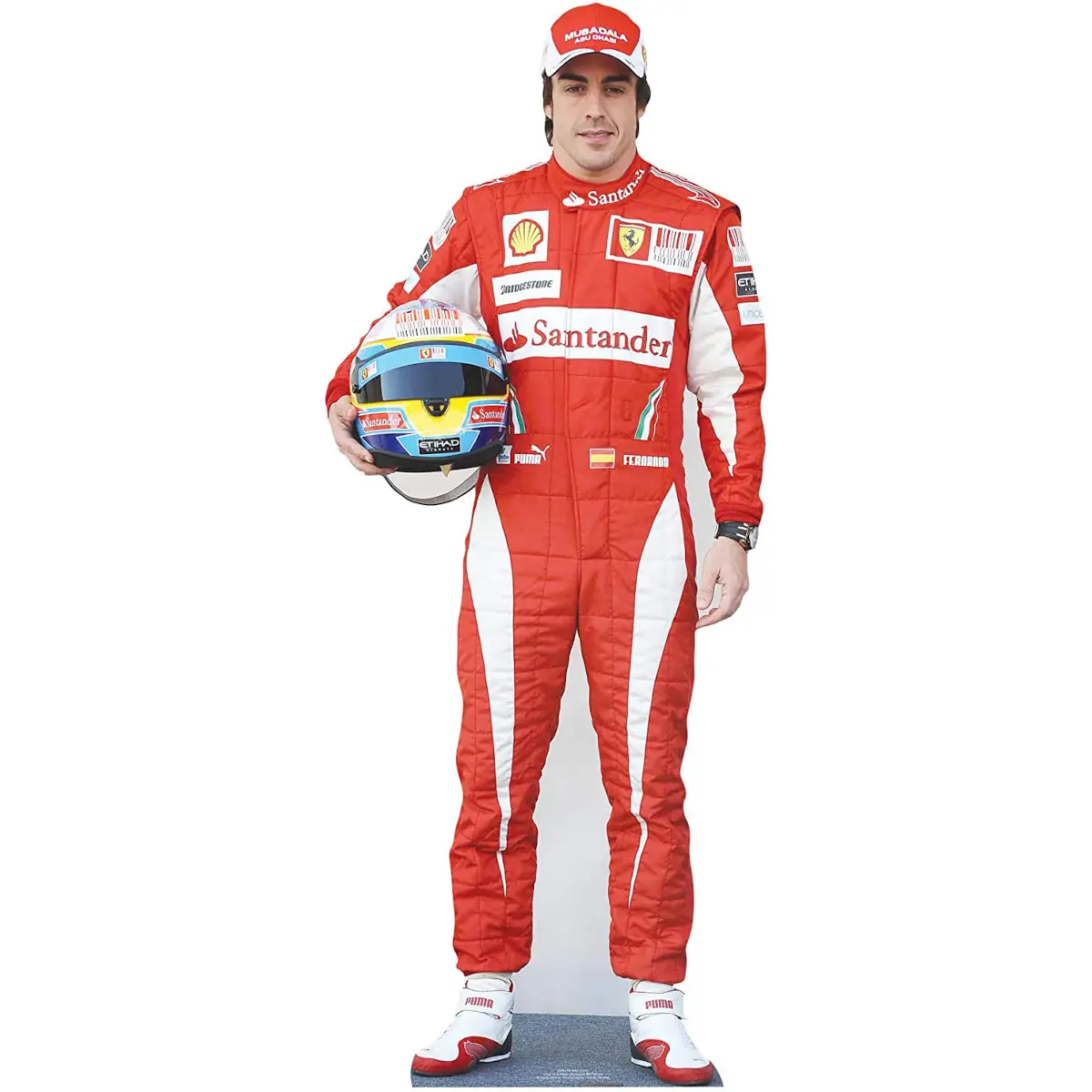 Fernando Alonso (Spanish Racing Driver) Lifesize Cardboard Cutout / Standee  - Cutouts & Collectables