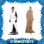 CS543 Justin Bieber 'White Tracksuit' (Canadian Singer) Lifesize Cardboard Cutout Standee Frame