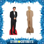 CS583 Shah Rukh Khan 'Black Suit' (Indian Actor) Lifesize Cardboard Cutout Standee Frame