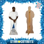 CS701 Kanye West 'T-Shirt' (American Rapper) Lifesize + Mini Cardboard Cutout Standee Frame