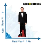 CS715 Charlie Puth 'Red Carpet' (American SingerSongwriter) Lifesize + Mini Cardboard Cutout Standee Size