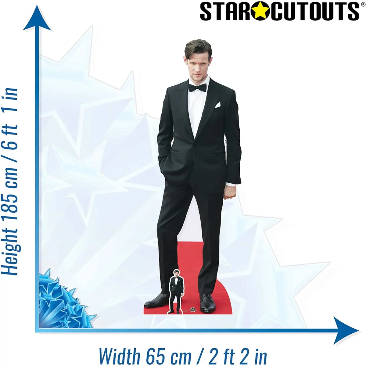 CS721 Matt Smith Red Carpet English Actor Lifesize Mini Cardboard Cutout Standee 3