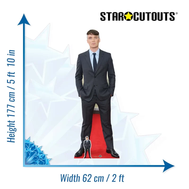 CS725 Cillian Murphy 'Red Carpet' (Irish Actor) Lifesize + Mini Cardboard Cutout Standee Size