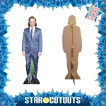 CS745 Sam Heughan Blue Suit Scottish Actor Lifesize Mini Cardboard Cutout Standee 2