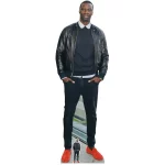 CS762 Omar Sy (French Actor) Lifesize + Mini Cardboard Cutout Standee Front