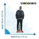 CS762 Omar Sy (French Actor) Lifesize + Mini Cardboard Cutout Standee Size