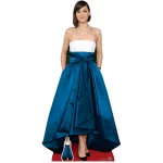 CS766 Marion Cotillard 'Blue Dress' (French Actress) Lifesize + Mini Cardboard Cutout Standee Front