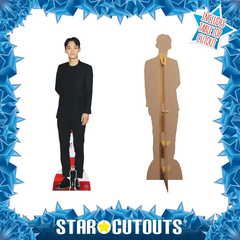 CS775 Chen 'Exo' (South Korean SingerSongwriter) Lifesize + Mini Cardboard Cutout Standee Frame