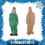 CS804 Billie Eilish 'Green Suit' (American SingerSongwriter) Lifesize + Mini Cardboard Cutout Standee Frame