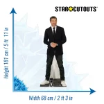 CS815 Patrick Dempsey (American Actor) Lifesize + Mini Cardboard Cutout Standee Size