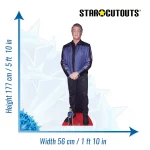 CS831 Sylvester Stallone (American Actor) Lifesize + Mini Cardboard Cutout Standee Size