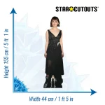 CS865 Maisie Williams 'Black Dress' (English Actress) Lifesize + Mini Cardboard Cutout Standee Size