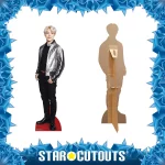 CS905 Jimin 'Silver Jacket' (BTS Bangtan Boys) Mini Cardboard Cutout Standee Frame