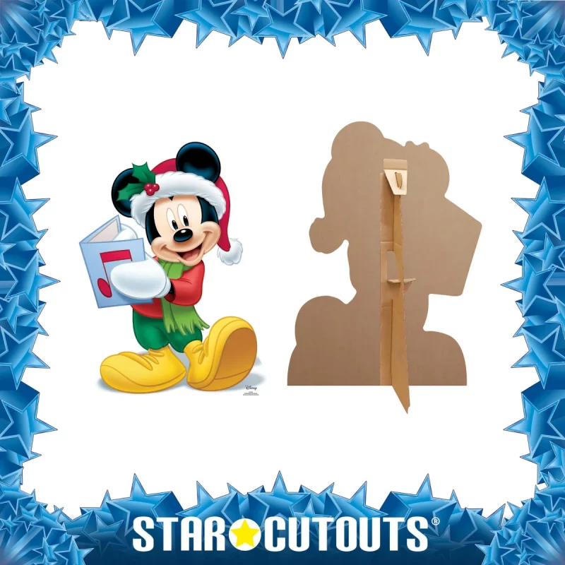 SC1272 Mickey Mouse ‘Christmas Carol’ (Disney) Mini Cardboard Cutout Standee Frame