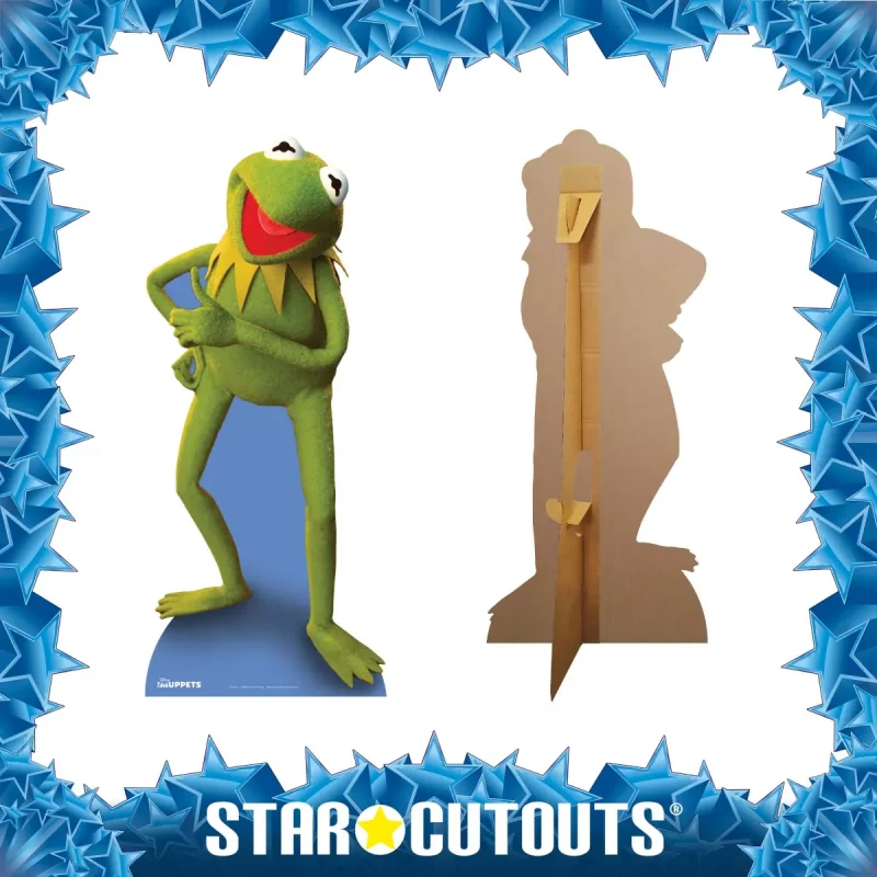 SC397 Kermit The Frog (Disney The Muppets) Official Lifesize Cardboard Cutout Standee Frame