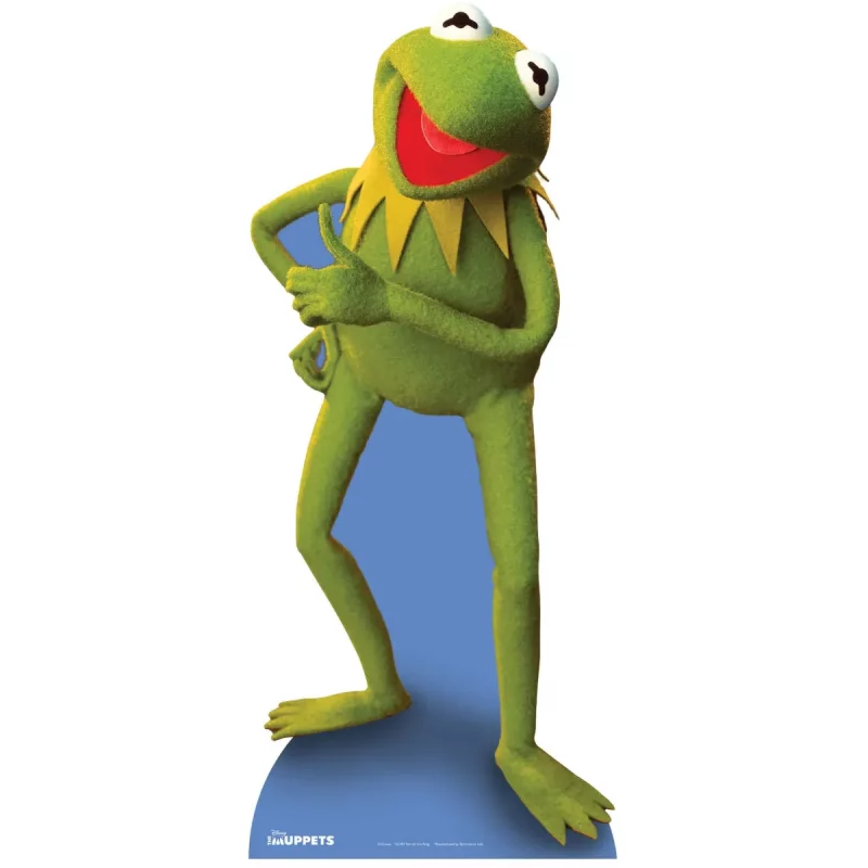 SC397 Kermit The Frog (Disney The Muppets) Official Lifesize Cardboard Cutout Standee Front