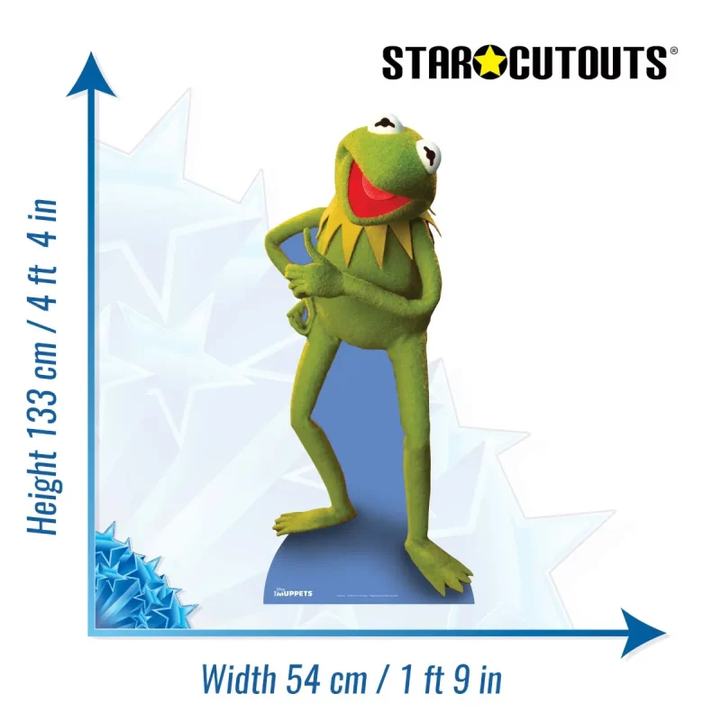 SC397 Kermit The Frog (Disney The Muppets) Official Lifesize Cardboard Cutout Standee Size