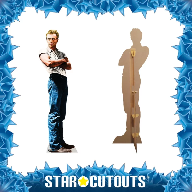 SC521 James Dean 'Rebel Without a Cause' (American Actor) Lifesize Cardboard Cutout Standee Frame