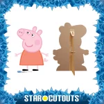 SC543 Peppa Pig Official Mini Cardboard Cutout Standee Frame