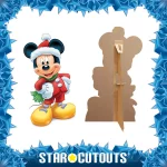 SC603 Mickey Mouse ‘Christmas Costume’ (Disney) Mini Cardboard Cutout Standee Frame