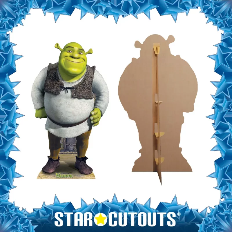 SC785 Shrek (DreamWorks Animation Shrek) Official Lifesize Cardboard Cutout Standee Frame