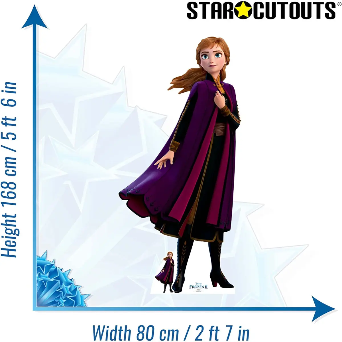 Elsa Violet Dress from Frozen 2 Official Disney Cardboard Cutout / Standee
