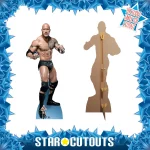 SC1239 The Rock 'Just Bring It' (WWE) Official Lifesize + Mini Cardboard Cutout Standee Frame