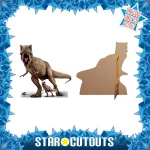 SC1285 Tyrannosaurus Rex 'T-Rex' Dinosaur (Jurassic World) Official Large + Mini Cardboard Cutout Standee Frame