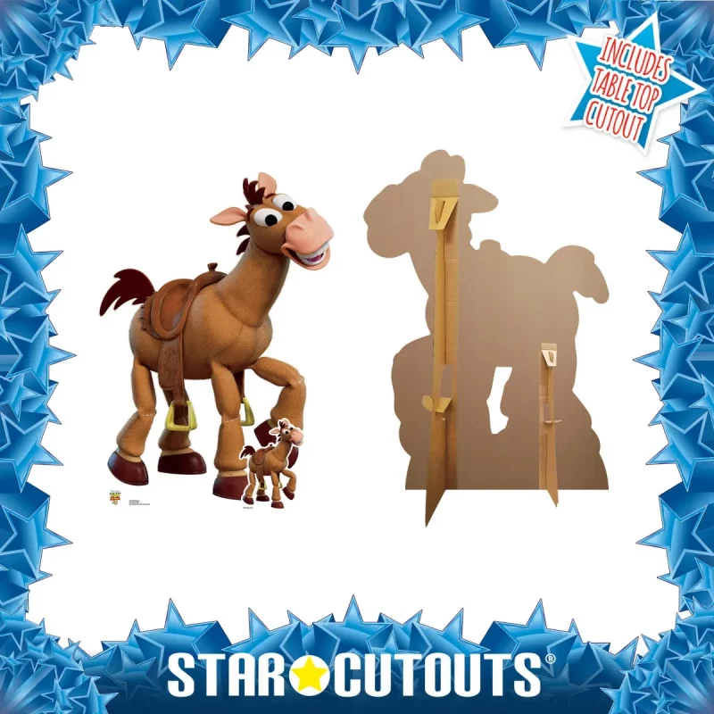 SC1366 Bullseye ‘Toy Horse’ (Disney Toy Story 4) Large + Mini Cardboard Cutout Standee Frame