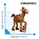 SC1366 Bullseye ‘Toy Horse’ (Disney Toy Story 4) Large + Mini Cardboard Cutout Standee Size