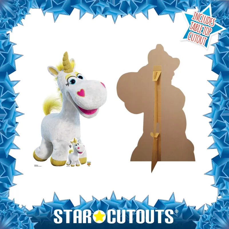 SC1367 Buttercup ‘Unicorn’ (Disney Toy Story 4) Official Large + Mini Cardboard Cutout Standee Frame
