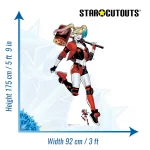SC1464 Harley Quinn 'Mallet' (DC Comics) Official Lifesize + Mini Cardboard Cutout Standee Size