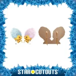 SC1500 Cherub Blue & Pink (DreamWorks Trolls World Tour) Mini Cardboard Cutout Standee Frame