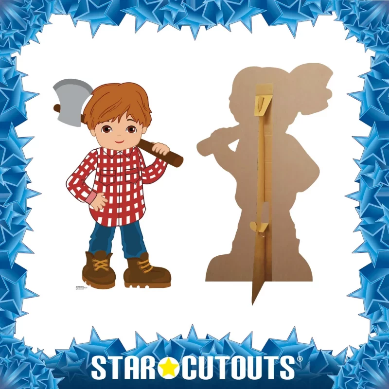 SC1581 Woodcutter (Little Red Riding Hood) Fairy Tales Large Cardboard Cutout Standee Frame
