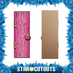 SC1638 Pink Fantasy Magical Fairy Single Door Large Cardboard Cutout Standee Frame
