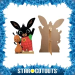 SC4112 Bing Bunny Rabbit & Flop Official Lifesize Cardboard Cutout Standee Frame