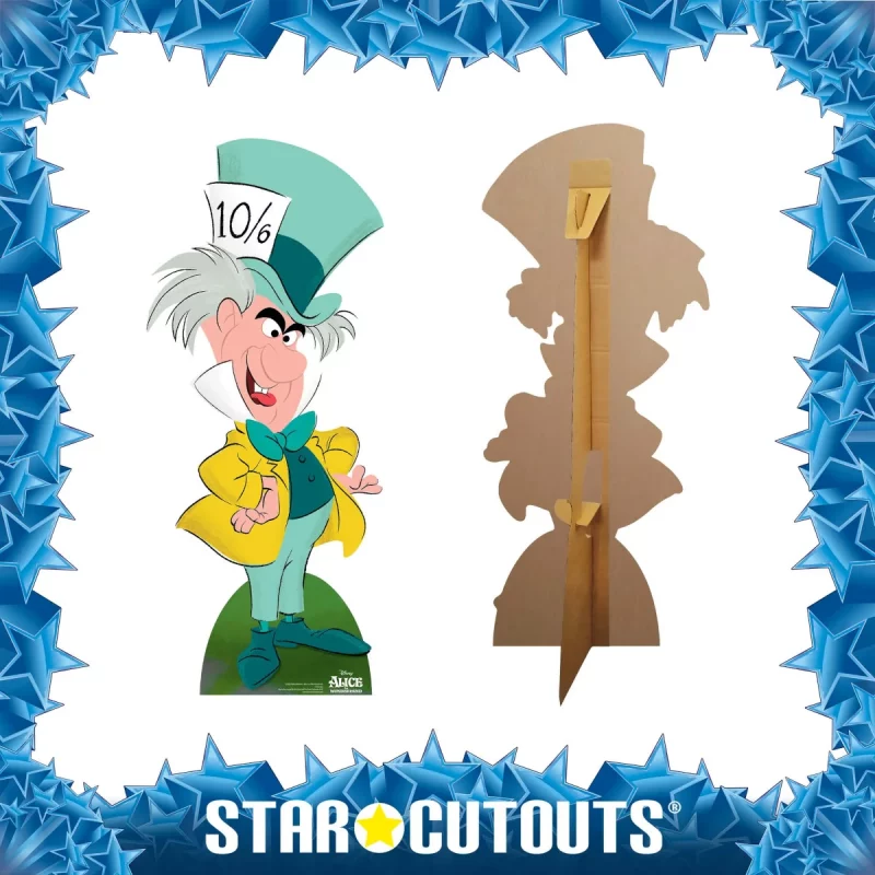 SC855 Mad Hatter (Disney Alice In Wonderland) Official Lifesize Cardboard Cutout Standee Frame