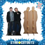 CS991 Bono & The Edge (U2) Double Lifesize + Mini Cardboard Cutout Standee Frame