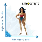 SC4072 Wonder Woman (DC League of Super Pets) Official Lifesize + Mini Cardboard Cutout Standee Size