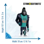 SC4085 Johnny Mountain Gorilla (Sing 2) Official Lifesize + Mini Cardboard Cutout Standee Size