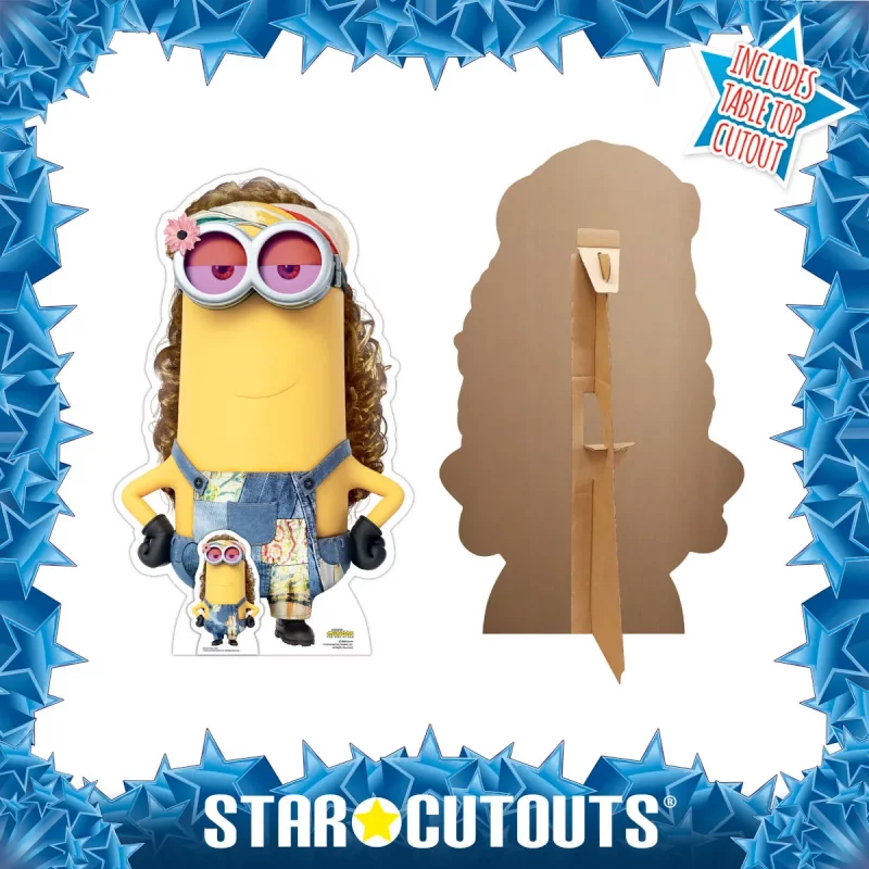 SC4090 Kevin 'Hippy' (Minions The Rise of Gru) Official Large + Mini Cardboard Cutout Standee Frame