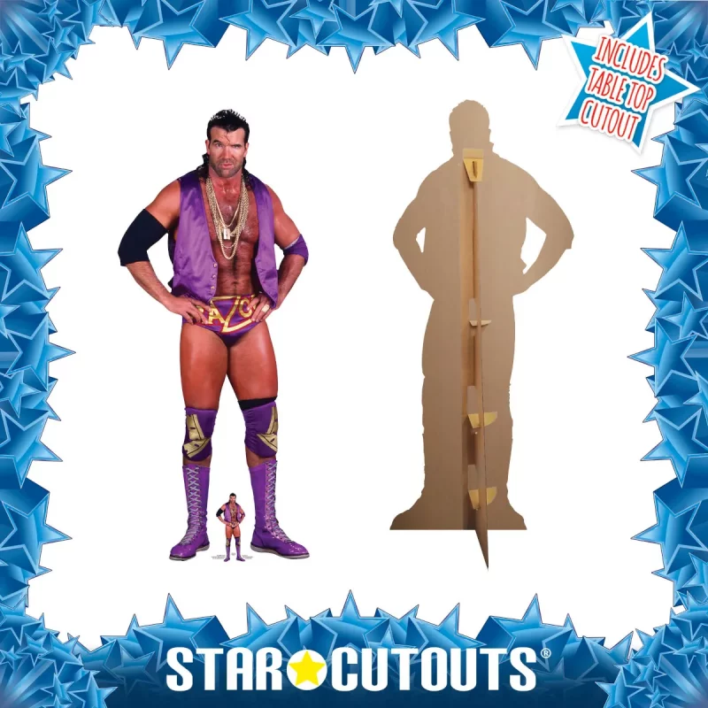 SC4097 Razor Ramon (WWE) Official Lifesize + Mini Cardboard Cutout Standee Frame