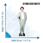 CS1000 Charlie Heaton 'Green Suit' (English Actor) Lifesize + Mini Cardboard Cutout Standee Size