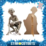 SC4128 Gollum (The Lord of the Rings) Official Lifesize + Mini Cardboard Cutout Standee Frame