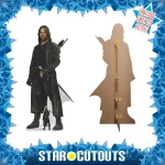 SC4130 Aragorn (The Lord of the Rings) Official Lifesize + Mini Cardboard Cutout Standee Frame
