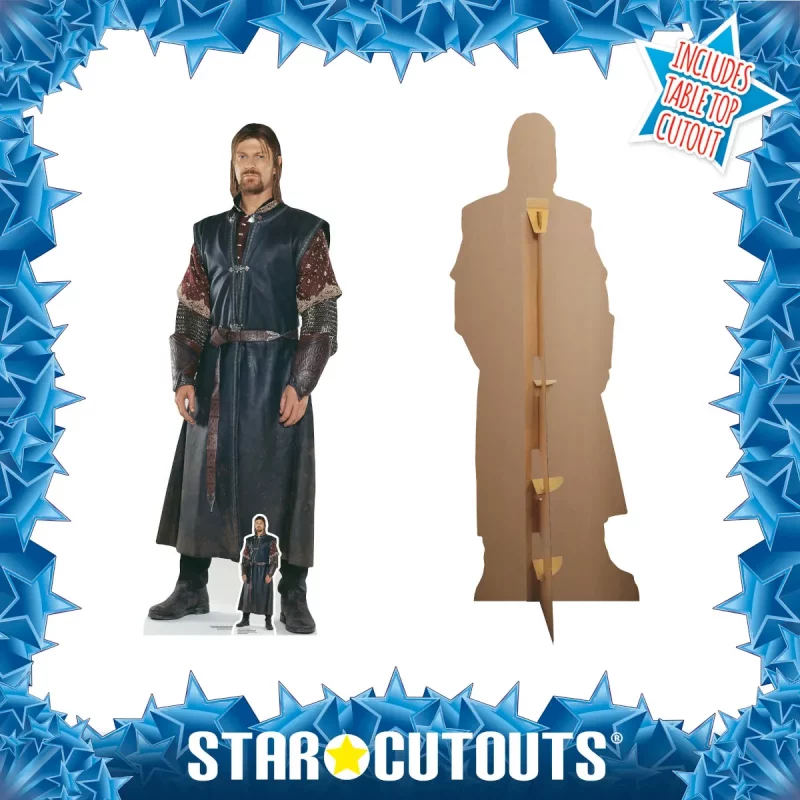 SC4133 Boromir (The Lord of the Rings) Official Lifesize + Mini Cardboard Cutout Standee Frame