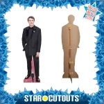CS1074 Paul Mescal 'Black Suit' (Irish Actor) Lifesize + Mini Cardboard Cutout Standee Frame