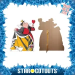 Queen of Hearts Disney Alice in Wonderland Official Medium + Minis Cardboard Cutout Frame